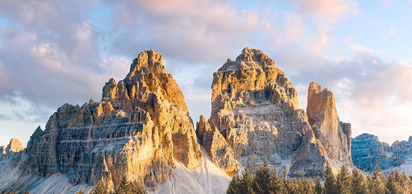 Snowcapped mountains
